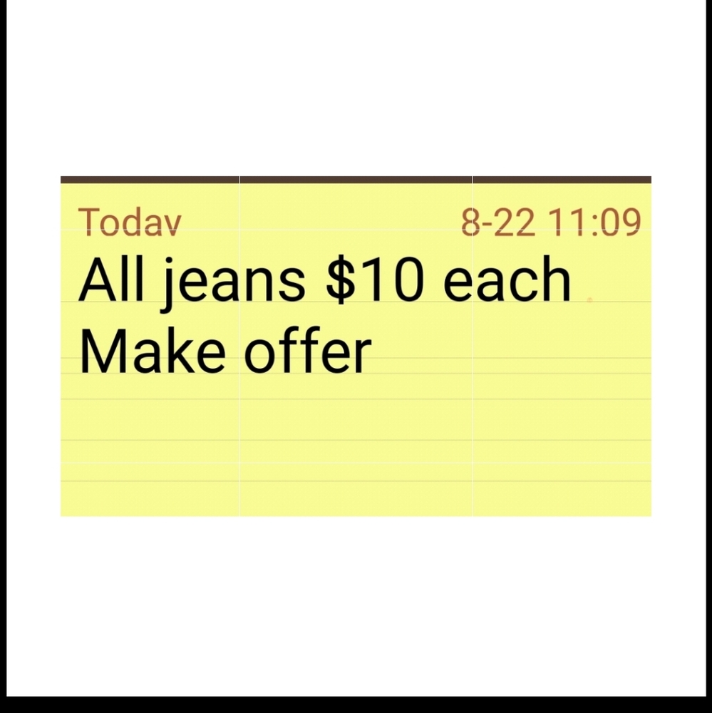 Sale on Jeans